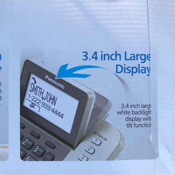 Panasonic KX-TGF352N Digital Corded & Cordless Answering System (Champagne Gold) - Picture 14 of 16